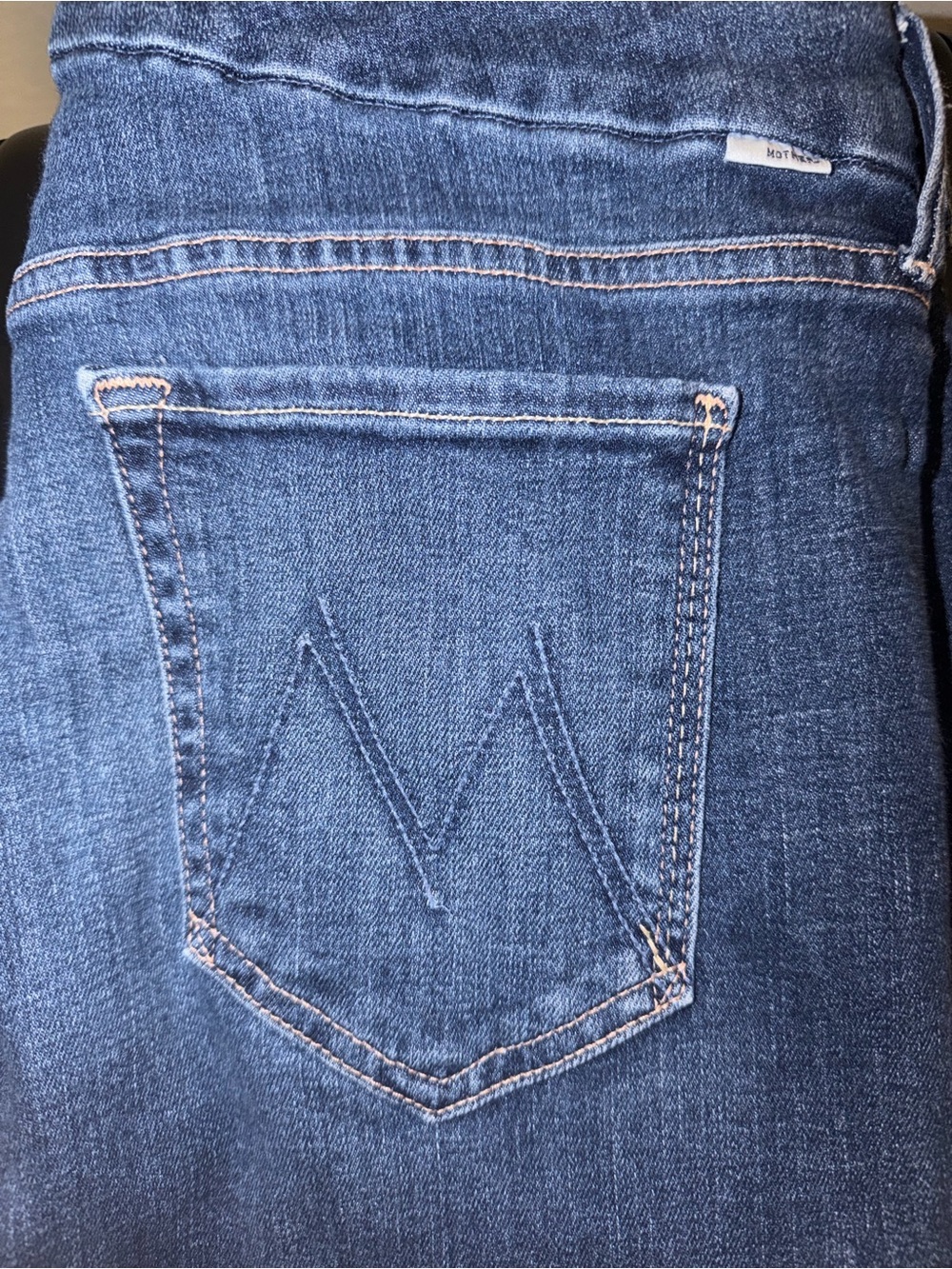 MOTHER The Looker Cropped Skinny Jeans in “Girl Crush” Blue Denim - 32 - Picture 1 of 6